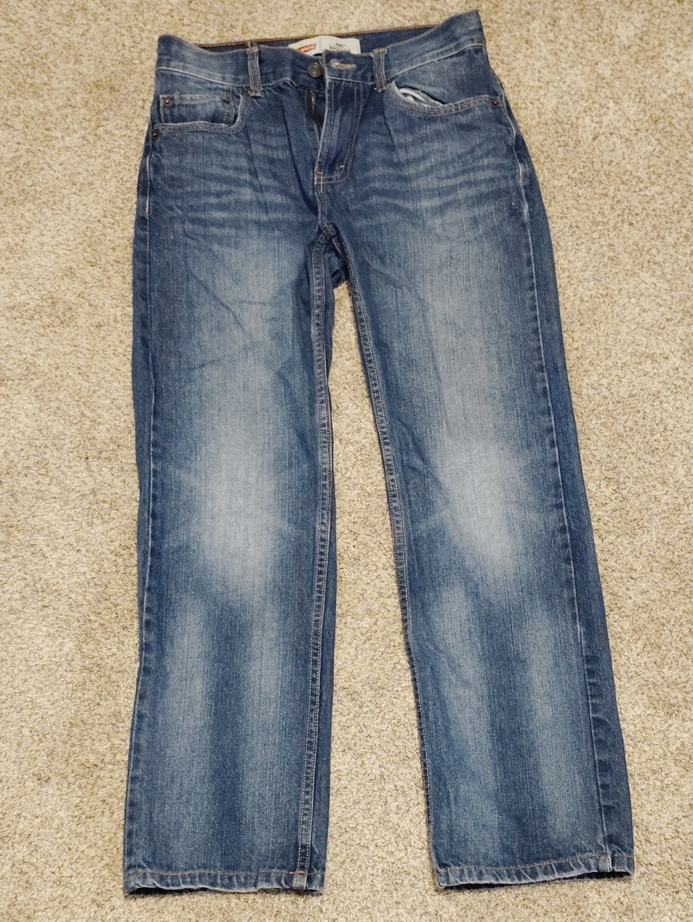 Levi's 505 Women's Straight Leg Jeans in Medium Blue Wash